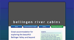 Desktop Screenshot of bellingencabins.com.au
